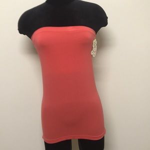 Jasmine & Ginger tube top Shaper Coral Melon Small
